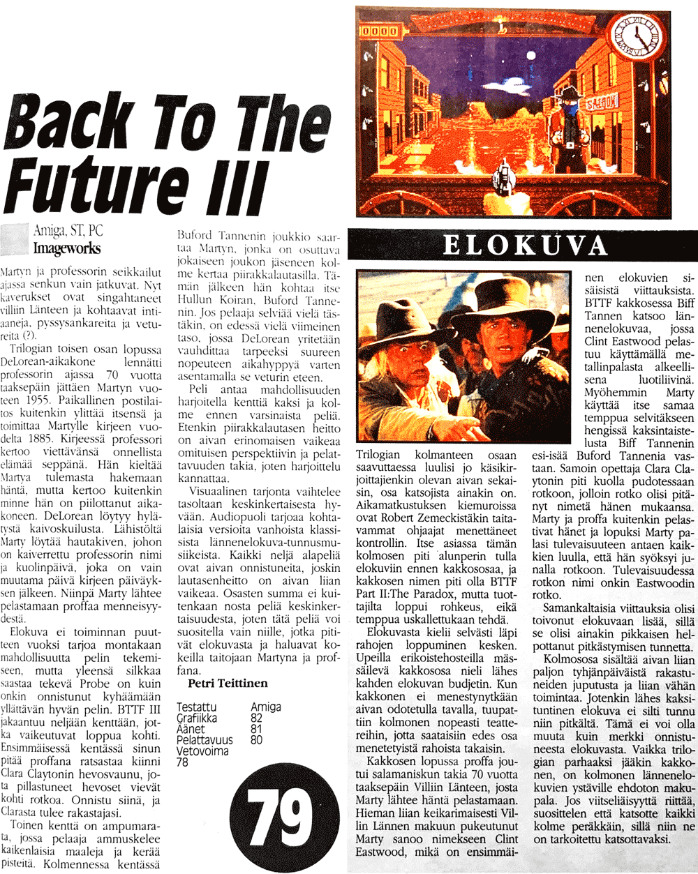 Back To The Future III